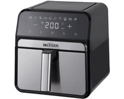 Airfryer 8L – Digitale Heteluchtfriteuse – 1800W – RVS – Touchscreen LED Display – Olievrij – Multifunctioneel – Easy Clean – Familieformaat