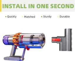 Mini Borstelkop Vervanging - Geschikt voor Dyson V7 V8 V10 V11 V15 Draadloze Stofzuigers, Voor Matrassen & Meubelstoffen — thumbnail 2