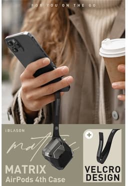 i-Blason Matrix hoesje geschikt voor AirPods 4 en geschikt voor MagSafe — thumbnail 2