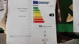 Nurion Mini Koelkast - 40L - Kleine ijskast - Vrijstaand - Compact - Wit - Minibar — thumbnail 8