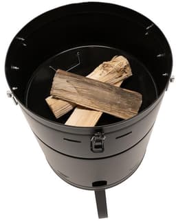 Barbecue & Vuurton - 2-in-1 - BBQ - Zwart - Vuurkorf - Schoorsteen - Houtskool - Warmte/Kachel - Stoken — thumbnail 3