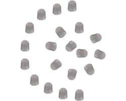 Allecto plus - Capacitief touchscreen styluspen reservepunten 6 mm - Hoge gevoeligheid - Zacht en geen krassen - Puntige pen scherm - Reservepunt netvezels - 20 stuks