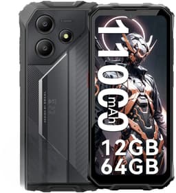 OSCAL MARINE 2 Robuuste Smartphone - 12GB RAM - 64GB ROM - 11000mAh - Gemini AI - 6.56 Inch - IP68 Waterdicht - Dual SIM - Android 15 - NFC - Zwart — thumbnail 1