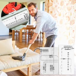Geschikt voor Miele Complete Stofzuiger filter filter kit voor het vervangen van de installatie-16 stuks — thumbnail 4