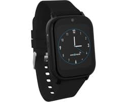 one2track Connect NEXT zwart | GPS horloge voor kinderen | Bekijk de locatie van je kind. Stel veilige zones in. En videobellen met de leukste smartwatch voor kinderen