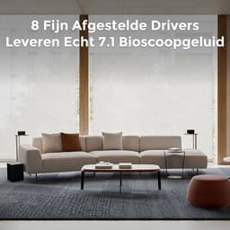 ULTIMEA Poseidon D80 Boom Dolby Atmos Soundbar 7.1 met 6.5" Draadloze Subwoofer, 500W Surround Sound voor TV - Zwart — thumbnail 5