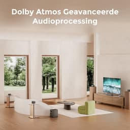 ULTIMEA Poseidon D80 Boom Dolby Atmos Soundbar 7.1 met 6.5" Draadloze Subwoofer, 500W Surround Sound voor TV - Zwart — thumbnail 3