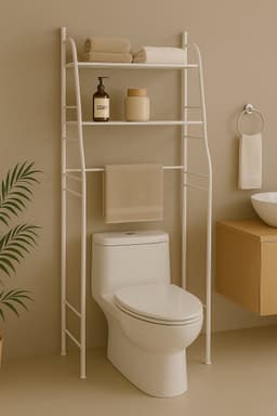 Wasmachine Ombouw - Wit - Universeel - Wasmachine Organizer - Wasmachine Kast — thumbnail 4