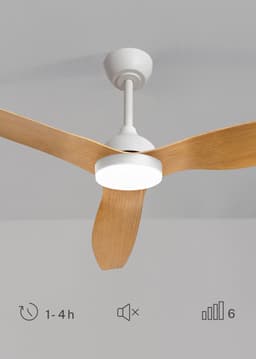 CREATE - Plafondventilator 40W stil Ø132 cm met licht - WIND BALANCE — thumbnail 2