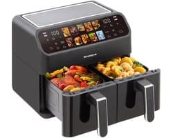 Benelux Select Airfyer – Airfryers – Airfryer XXL – Air Fryer – Meerdere Kookfuncties – Touchscreen - 10L - 43,6 × 42,6 × 40 cm