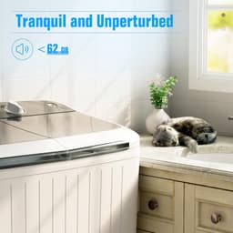 Draagbare 2-in-1 Wasmachine met Centrifuge - Compacte Mini Twin Tub voor Kamperen en Appartementen - 7,3 kg Capaciteit — thumbnail 5