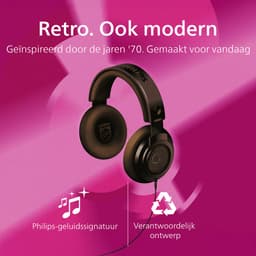 PHILIPS CENTURY RANGE - The Freddie - SHP9500CY/00 HiFi stereo hoofdtelefoon - over ear - 50mm neodymium drivers - 3 meter kabel - open klankkast - duurzame stalen lichtgewicht hoofdband - Bruin/Zwart — thumbnail 8