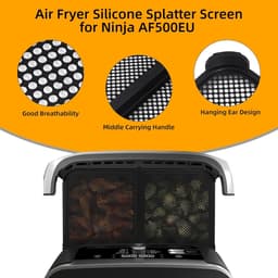2-delige set Geschikt voor Ninja AF500 airfryer dubbele spatkap — thumbnail 3