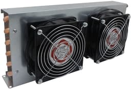 Condensor Warmtewisselaar Water Luchtkoeler met 2 Ventilatoren — thumbnail 2