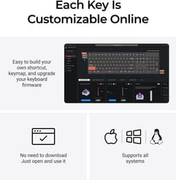 Keychron K10 HE toetsenbord special edition wit/hout Magnetic Nebula switch — thumbnail 2