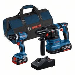 Bosch Combiset GSB 18V-45+GBH 18V-22+2x4.0Ah+G — thumbnail 1
