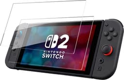 Podec - 3x Screenprotector geschikt voor Nintendo Switch 2 - Tempered Glass Screen Cover — thumbnail 1