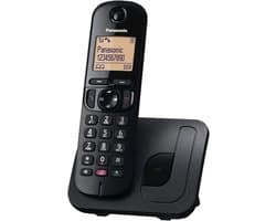 Telefoon Panasonic Dect KX-TGC250NLB Mono Black