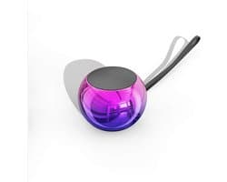 Draagbare Bluetooth Speaker - Stereo Sound - 10 Uur Speeltijd - Stofvast Metalen Ontwerp - 70 Gram - 1.38×1.89 inch - Met koord