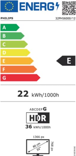 Philips 32PHS6000/12 - 32 inch - HD Ready LED - 2025 — thumbnail 2