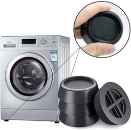 Daity 4 stuks - anti-vibratie pads voor wasmachine - in hoogte verstelbare wasmachine ondersteuningspads - trommel stille pads - 6.5*2.5cm — thumbnail 5