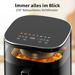 Digitale Heteluchtfriteuse 5,7L met Touch Display en 8 Voorinstellingen — thumbnail 3