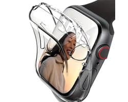 Beschermhoes - 38mm - voor de Apple Watch Series - Horloge - Schokbestendig - Screenprotector - Transparant