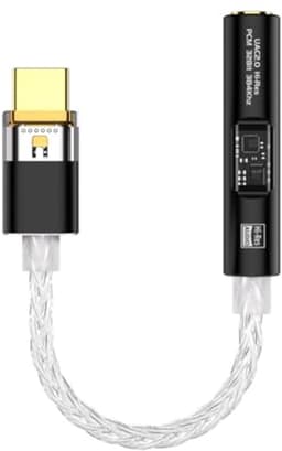 32bit/384kHz USB-C naar 3.5mm Adapter voor Hoofdtelefoonversterking — thumbnail 1