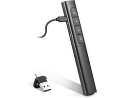 Draadloze Presenter USB/Type-C met Hyperlink en Volumeregeling voor Presentaties
