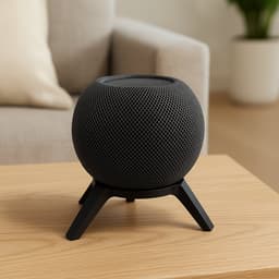 Promount Speaker Standaard geschikt voor Apple HomePod mini – Tripod Houder – Zwart — thumbnail 2