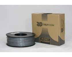 3D2BUY - 3D printmaterialen - PLA Filament 1.75mm - Zilver