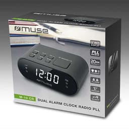 Muse M-10CR - Compacte wekkerradio - voorkeuzezenders - dimbaar display - sleep / snooze - back-up batterij — thumbnail 2