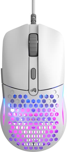 Glorious Gaming Model O Eternal - Bedrade Gaming Muis - 12K DPI - Ultralicht 55 g - Optisch - RGB - Wit — thumbnail 1