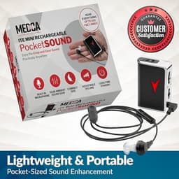 Geluidsversterker voor Persoonlijk Gebruik - Audiotoestel met 50dB Versterking en 100 Voet Bereik — thumbnail 3