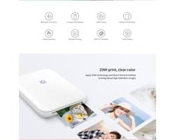 Improducts® HPRT - Mobiele fotoprinter - Android & Apple - Bluetooth - inclusief papier