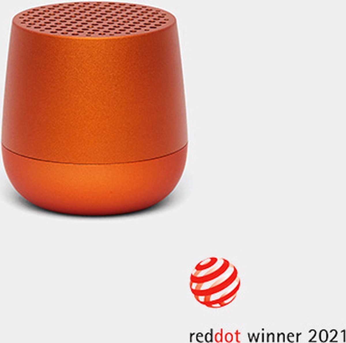 Lexon Mino+ Portable Bluetooth Mini Speaker - Metallic Oranje — afbeelding 1