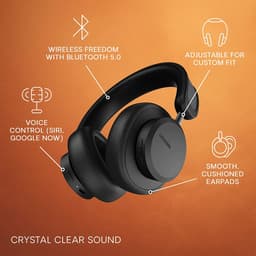 Urbanista Los Angeles Zelfopladende Draadloze Koptelefoon – Active Noise Cancelling – Light Charging – Eindeloze batterij – Zwart — thumbnail 7