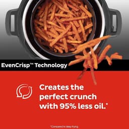 Instant Pot Duo Crisp 11-in-1 Multicooker met Airfryer 5,7L- Snel onder druk koken,Slow cooking, Sauteren, Stomen, Sous vide, Warmhouden, Snel frituren, Braden, Bakken, Roosteren, Drogen — thumbnail 11