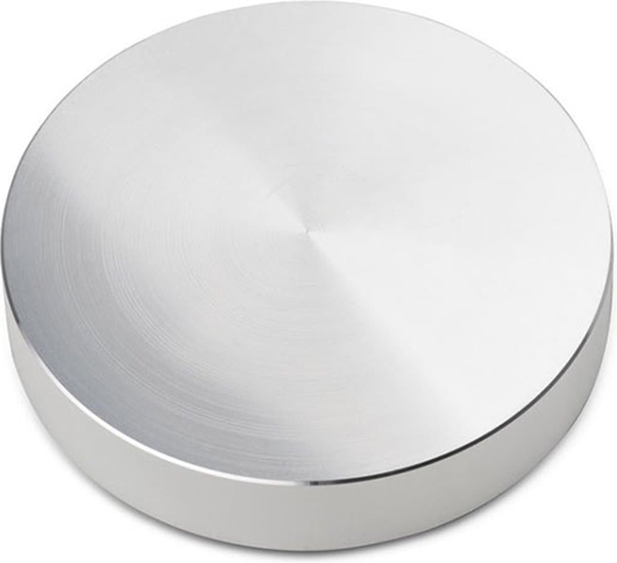 Pro-Ject Record Puck E Platengewicht - Precisie Plaatstabilisatie - Vermindert Vibraties - Verbetert Geluidshelderheid – Zilver — afbeelding 1