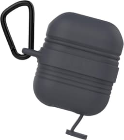 Hoes geschikt voor Apple Airpods Hoesje - IP67 Waterdicht Cover - Stofdicht Case - Zwart — thumbnail 2