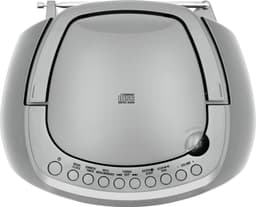 TechniSat DIGITRADIO 1990 - Stereo-boombox met DAB+/FM-radio en CD-speler (Bluetooth-audiostreaming, hoofdtelefoonaansluiting, USB, AUX in, oplaadfunctie, klok, 2 x 1,5 watt uitgangsvermogen) — thumbnail 2