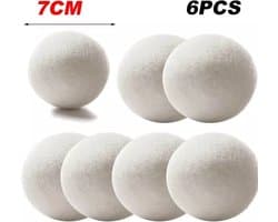 Droger Ballen Wol – Wasbollen - Wasdroger Herbruikbare Wollen Droger Ballen – Droogballen voor snellere droogtijd- set 6 stuks