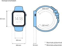 Apple Watch Series 7 - 45mm - Blauw — thumbnail 3