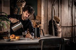 Leopold Vienna - French Press cafetière San Marco dubbelwandig 1L zwart — thumbnail 5