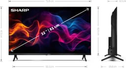Sharp 32GF3265 - 32 inch Full-HD QLED televisie met Google TV - 2024 — thumbnail 3