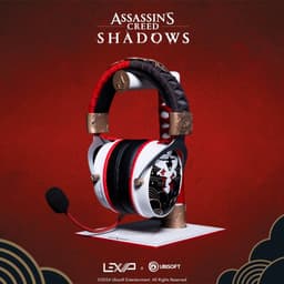 LEXIP X UBISOFT - Assassin's Creed Shadows - Draadloze Gaming Headset - Geschikt voor PS4, PS5, Switch, PC, Mac, Android en IOS - Dual Wireless Bluetooth 5.4 en 2.4 GHz USB Dongle - Afneembare Microfoon - Rode Led Verlichting — thumbnail 1
