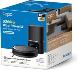 TP-Link Tapo - RV20 Max Plus - Robotstofzuiger met dweilfunctie -LiDAR- 5300 Pa-Leegstation-3L — thumbnail 12