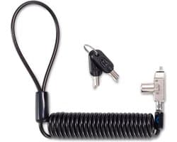 Slim N17 2.0 Portable Keyed Laptop Lock voor Wedge-Shaped Slots