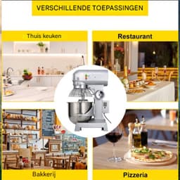 Professionele Mixer - Elektrische - RVS - 3 Standen - 28 L — thumbnail 4