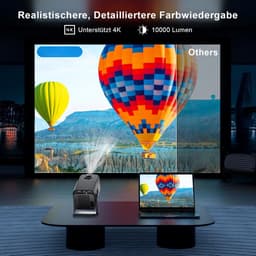Equivera Plafond Beamer - Plafond Projector - Plafondbeamer Projector - Plafondbeamer - Beamer - Mini Beamer - Projector - Plafondprojector — thumbnail 5